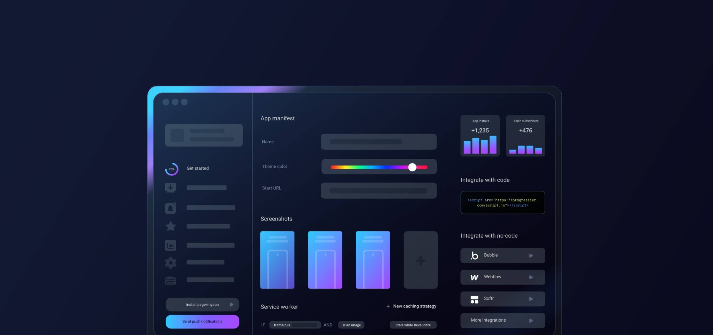 Cover image for Creating a PWA with Webflow