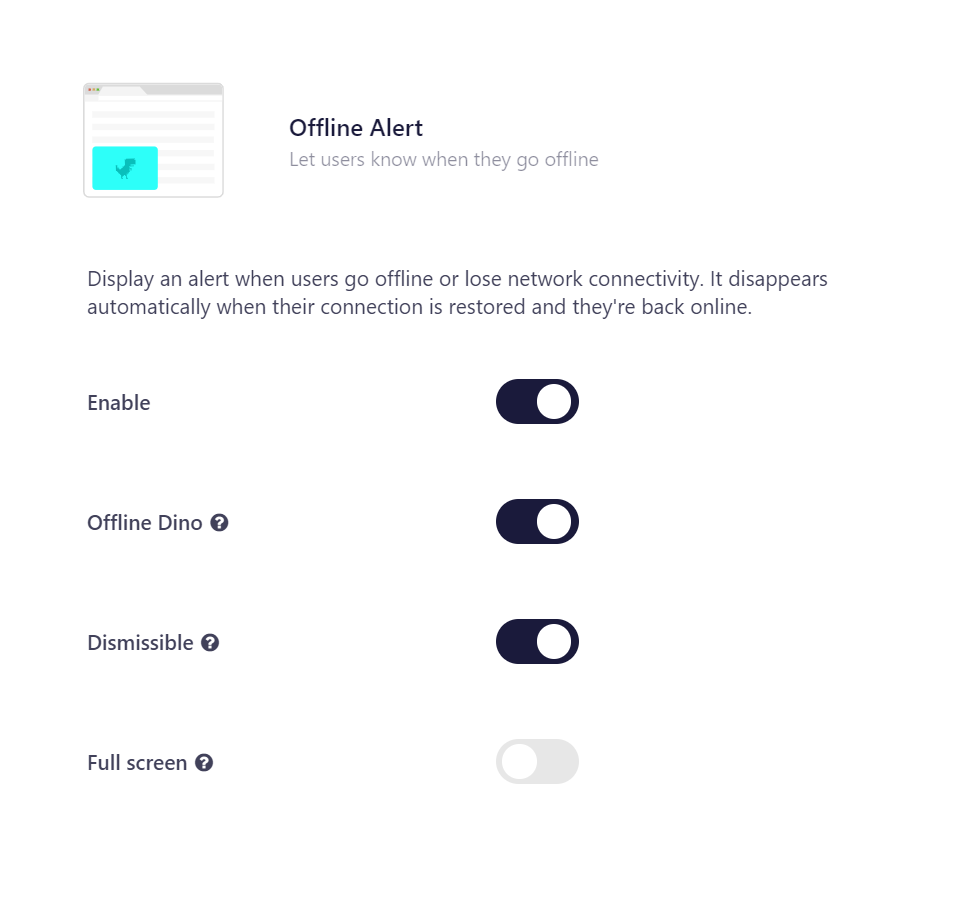 PWA Offline Alert | Progressier