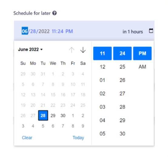Illustration screenshot for Schedule Push Notifications