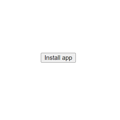 Illustration screenshot for PWA Install Button