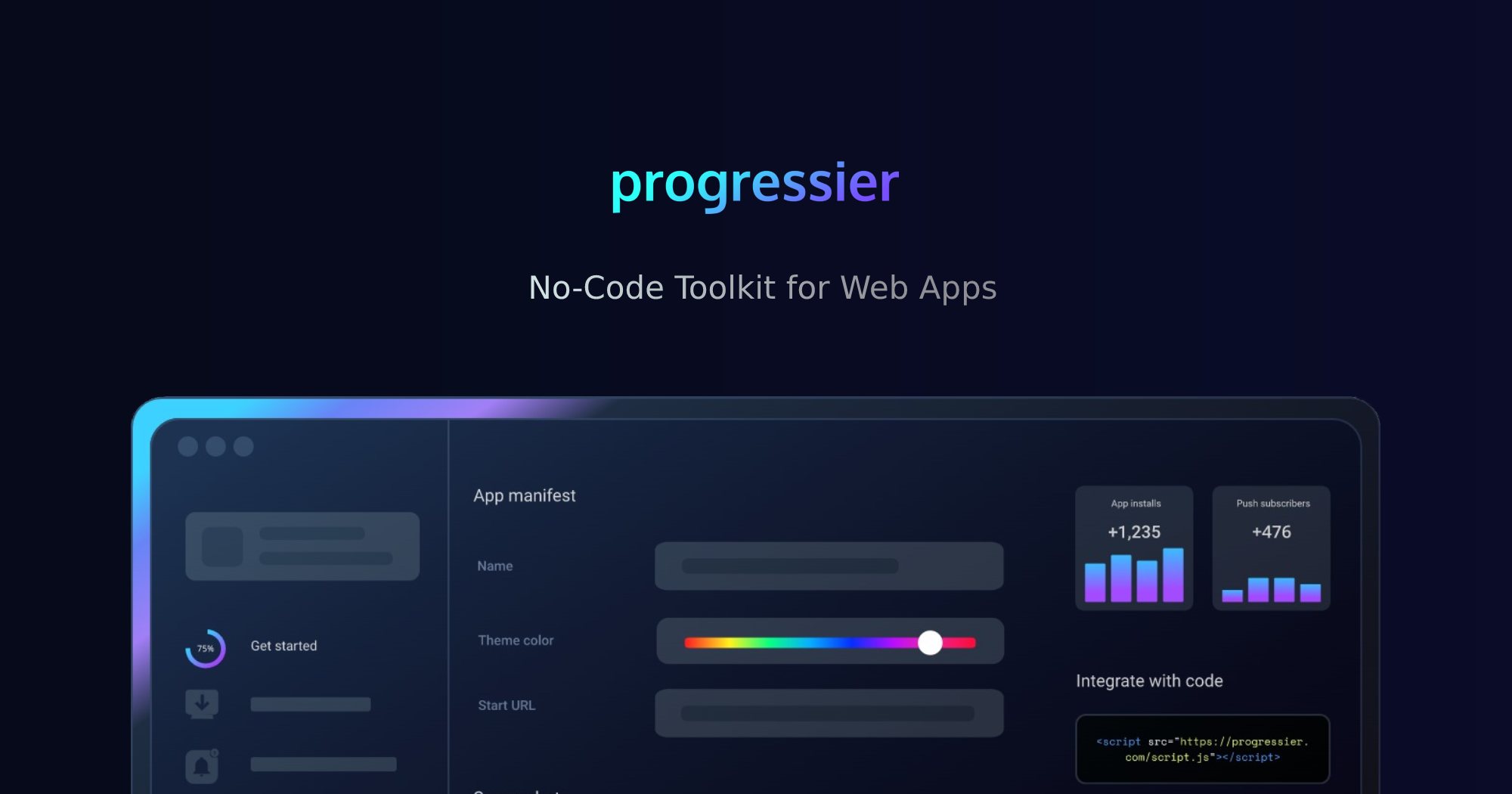 PWA Icons & iOS Splash Screens Generator | Progressier